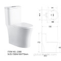 One Piece Ceramic Toilet Sanitary Ware Bathroom P-Trap Ceramic Toilet Dual Flush Manufactory